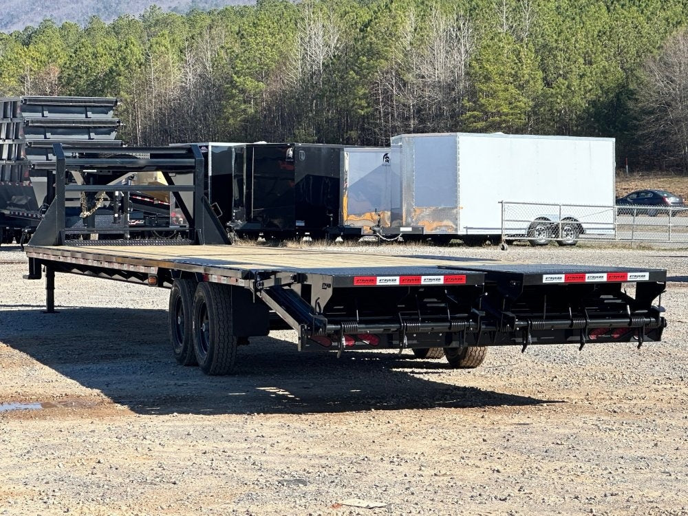40' Stryker Gooseneck (2) 7K Axles Mega Ramps 14 ply Tires - Hotshot Non-CDL/DO 7K MR - Stryker Dealership Group