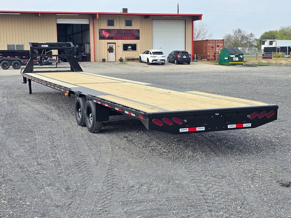 40' Stryker Gooseneck (2) 7K Axles Straigt Deck 14 ply Tires - Hotshot Non-CDL/DO 7K SD - Stryker Dealership Group