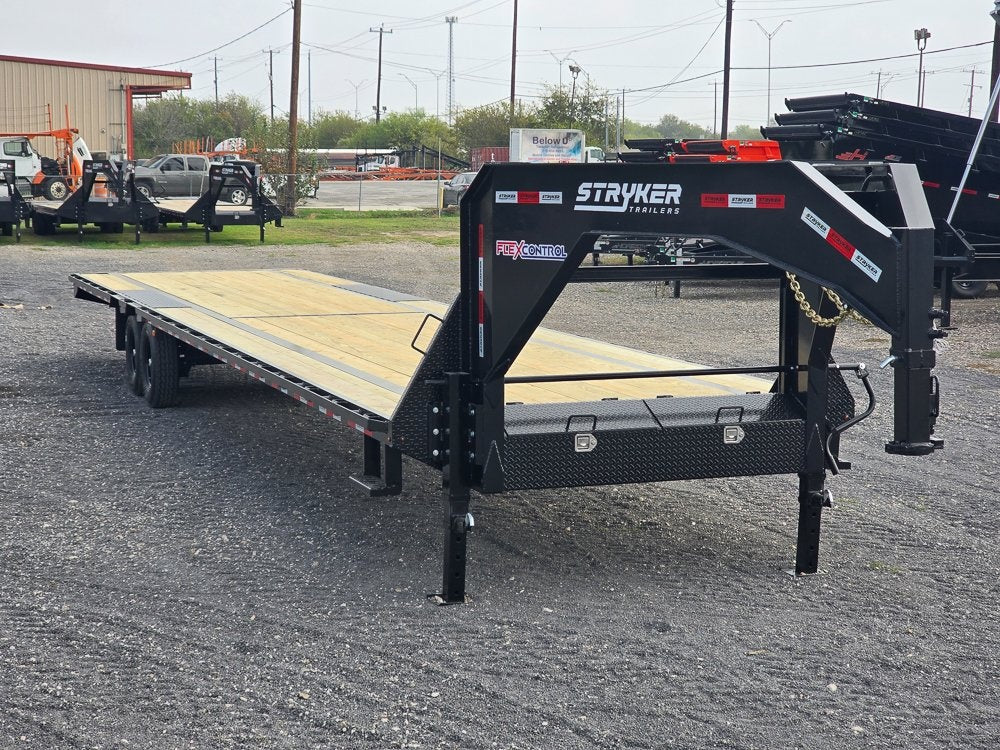 40' Stryker Gooseneck (2) 7K Axles Straigt Deck 14 ply Tires - Hotshot Non-CDL/DO 7K SD - Stryker Dealership Group