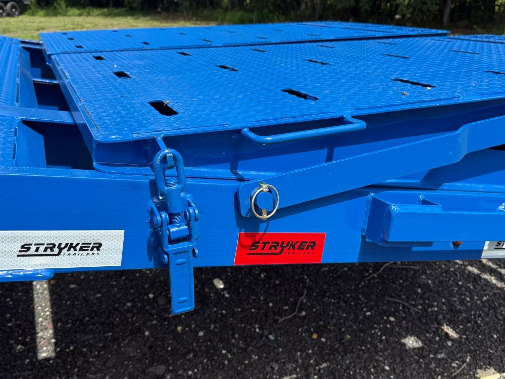 40' Stryker Gooseneck (2) 8K Axles Mega Ramps 14 ply Tires - Hotshot Non-CDL/DO 8K MR - Stryker Dealership Group