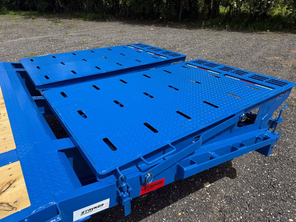 40' Stryker Gooseneck (2) 8K Axles Mega Ramps 14 ply Tires - Hotshot Non-CDL/DO 8K MR - Stryker Dealership Group