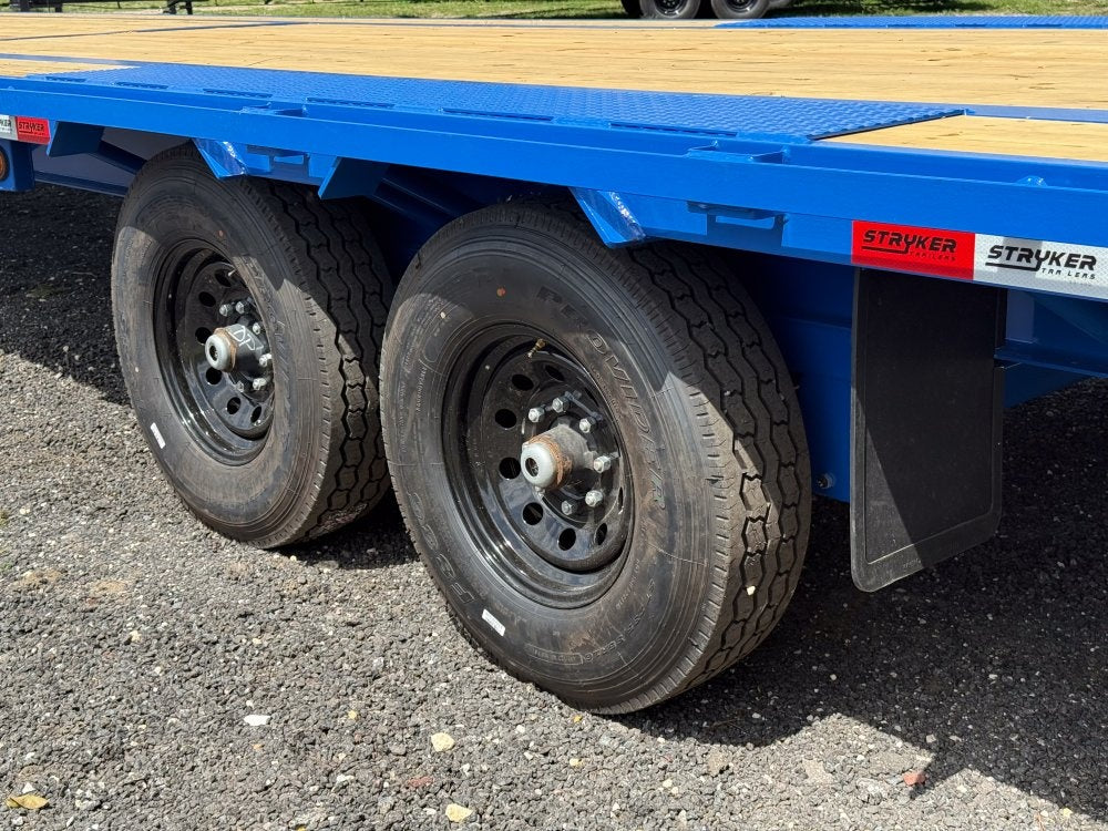 40' Stryker Gooseneck (2) 8K Axles Mega Ramps 14 ply Tires - Hotshot Non-CDL/DO 8K MR - Stryker Dealership Group