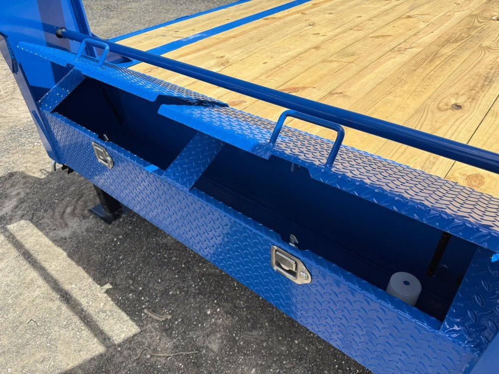 40' Stryker Gooseneck (2) 8K Axles Mega Ramps 14 ply Tires - Hotshot Non-CDL/DO 8K MR - Stryker Dealership Group