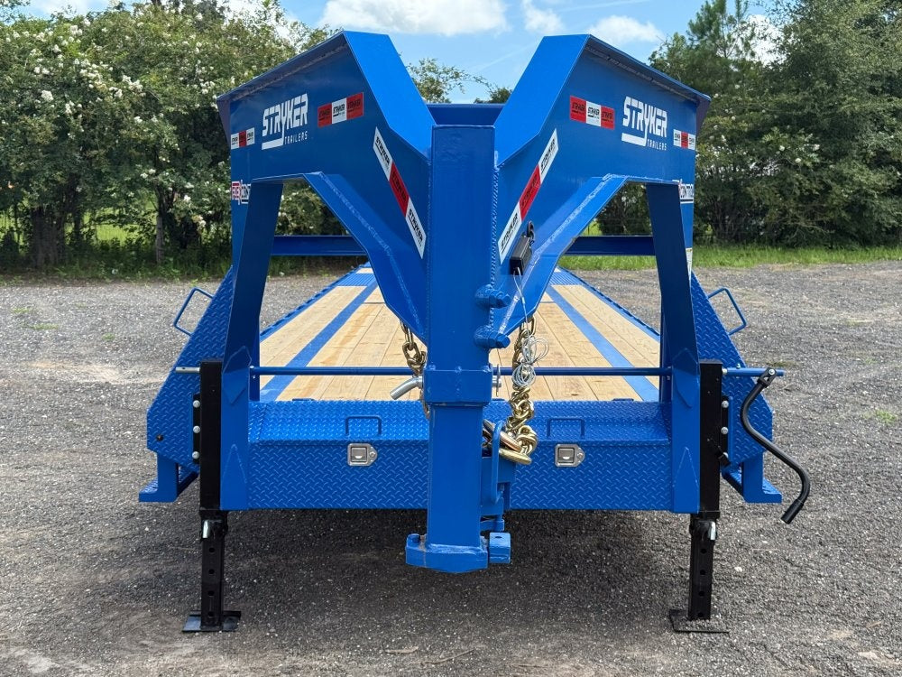 40' Stryker Gooseneck (2) 8K Axles Mega Ramps 14 ply Tires - Hotshot Non-CDL/DO 8K MR - Stryker Dealership Group