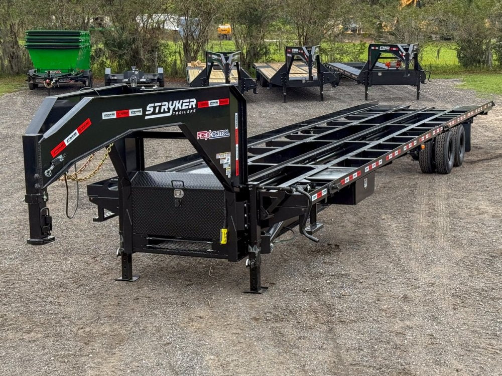 40' Stryker SCT Gooseneck Container Tilt Trailers - (2) 12K Axles - Container Tilt - Deckover Tilt - Stryker Dealership Group