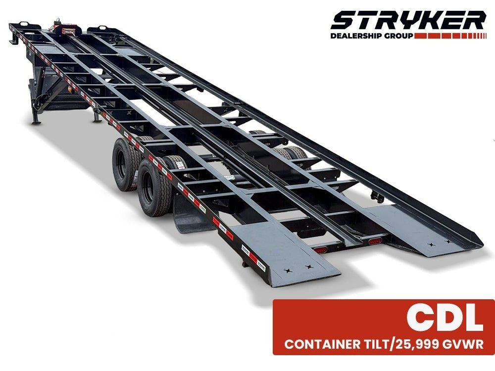 40' Stryker SCT Gooseneck Container Tilt Trailers - (2) 12K Axles - Container Tilt - Deckover Tilt - Stryker Dealership Group