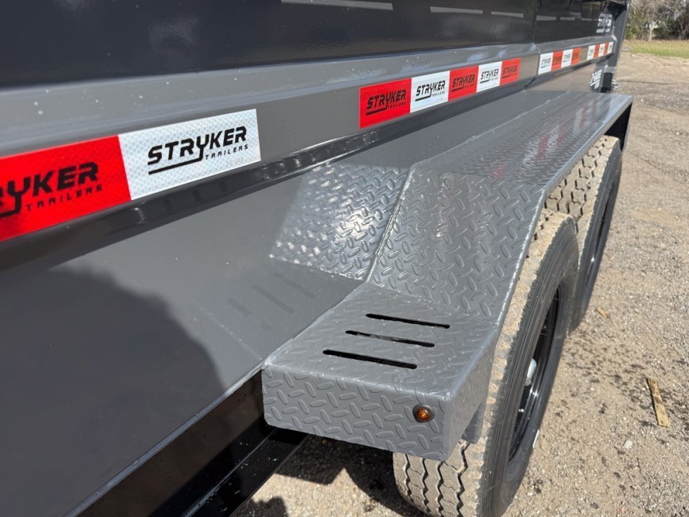 14' Stryker SDT Bumper Pull Dump Trailer 24" Side Walls - (2) 7k Axles 004265