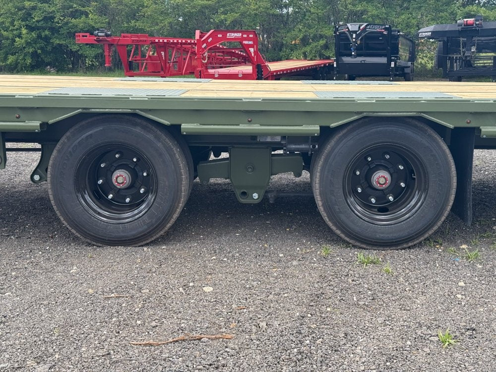 44' HHZ Gooseneck (2) 16K Dually Axles Mega Ramps 40k GVWR - Heavy Duty Deckover/DO 16K MR - Stryker Dealership Group