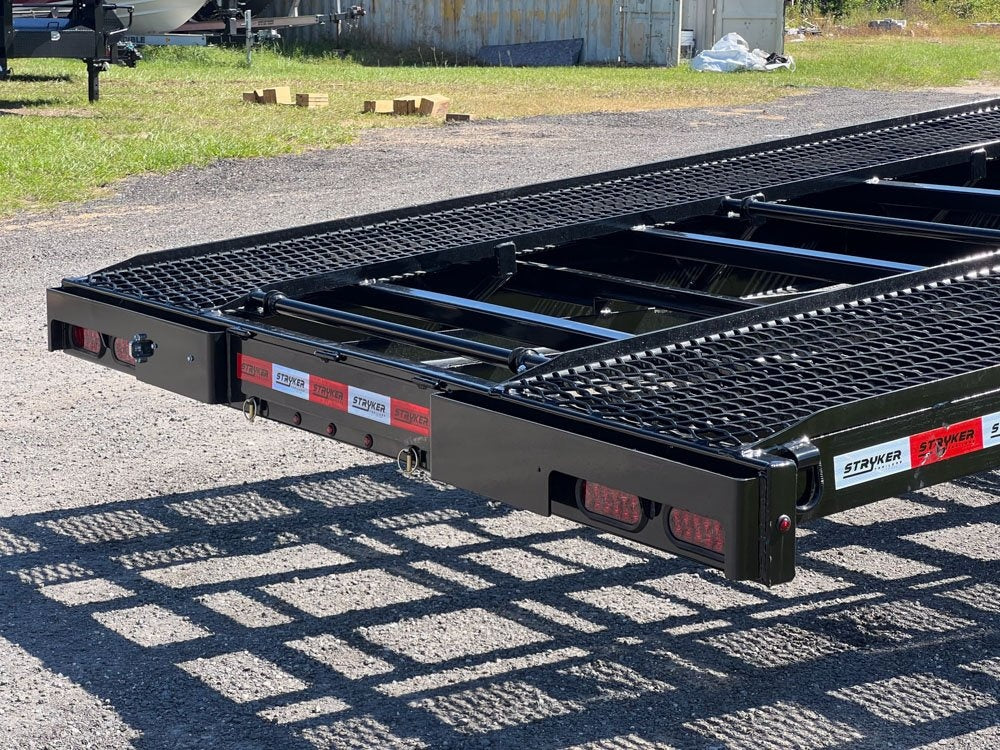 44' Mesh Deck (3) 7k Axles - 12k GVWR Derated- 14 Ply Tires w/Spare - 10' Aluminum Ramps - Warrior W - Truck & Van Trailers/Multi Car Haulers - Stryker Dealership Group