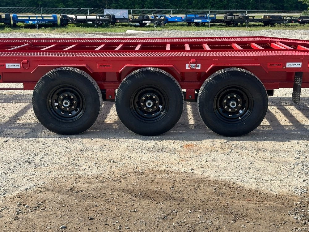 44' Mesh Deck (3) 7k Axles - 12k GVWR Derated- 14 Ply Tires w/Spare - 10' Aluminum Ramps - Warrior W - Truck & Van Trailers/Multi Car Haulers - Stryker Dealership Group