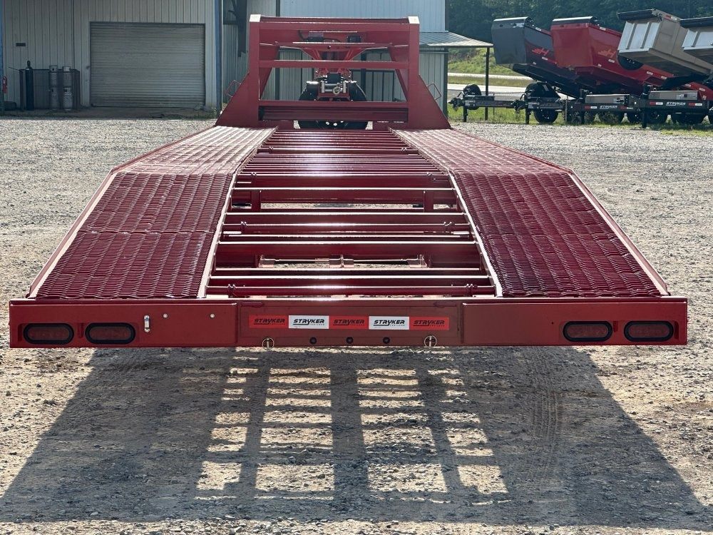44' Mesh Deck (3) 7k Axles - 12k GVWR Derated- 14 Ply Tires w/Spare - 10' Aluminum Ramps - Warrior W - Truck & Van Trailers/Multi Car Haulers - Stryker Dealership Group