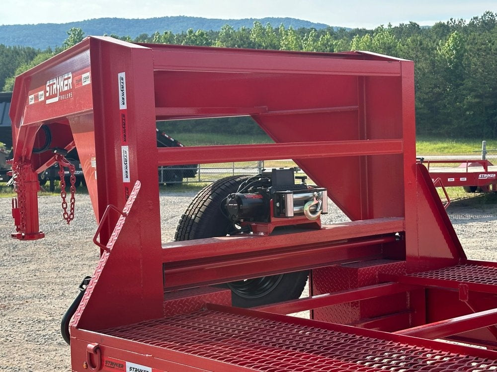 44' Mesh Deck (3) 7k Axles - 12k GVWR Derated- 14 Ply Tires w/Spare - 10' Aluminum Ramps - Warrior W - Truck & Van Trailers/Multi Car Haulers - Stryker Dealership Group