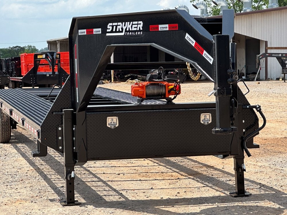 44' Mesh Deck (3) 7k Axles - 12k GVWR Derated- 14 Ply Tires w/Spare - 10' Aluminum Ramps - Warrior W - Truck & Van Trailers - Stryker Dealership Group