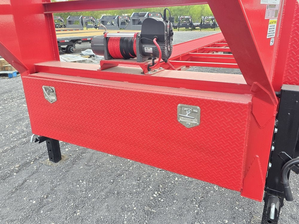 44' Mesh Deck (3) 7k Axles - 12k GVWR Derated- 14 Ply Tires w/Spare - 10' Aluminum Ramps - Warrior W - Truck & Van Trailers/Truck & Van Trailers - Stryker Dealership Group