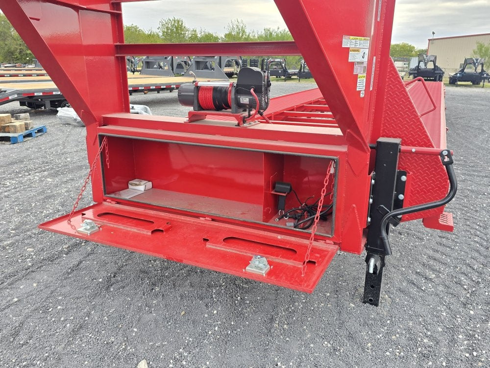 44' Mesh Deck (3) 7k Axles - 12k GVWR Derated- 14 Ply Tires w/Spare - 10' Aluminum Ramps - Warrior W - Truck & Van Trailers/Truck & Van Trailers - Stryker Dealership Group