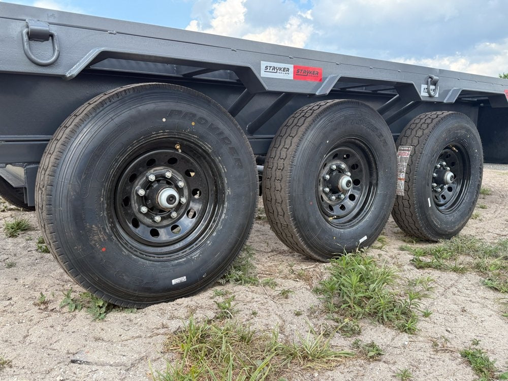 44' Mesh Deck (3) 7k Axles - 12k GVWR Derated- 14 Ply Tires w/Spare - 10' Aluminum Ramps - Warrior W - Truck & Van Trailers/Truck & Van Trailers - Stryker Dealership Group