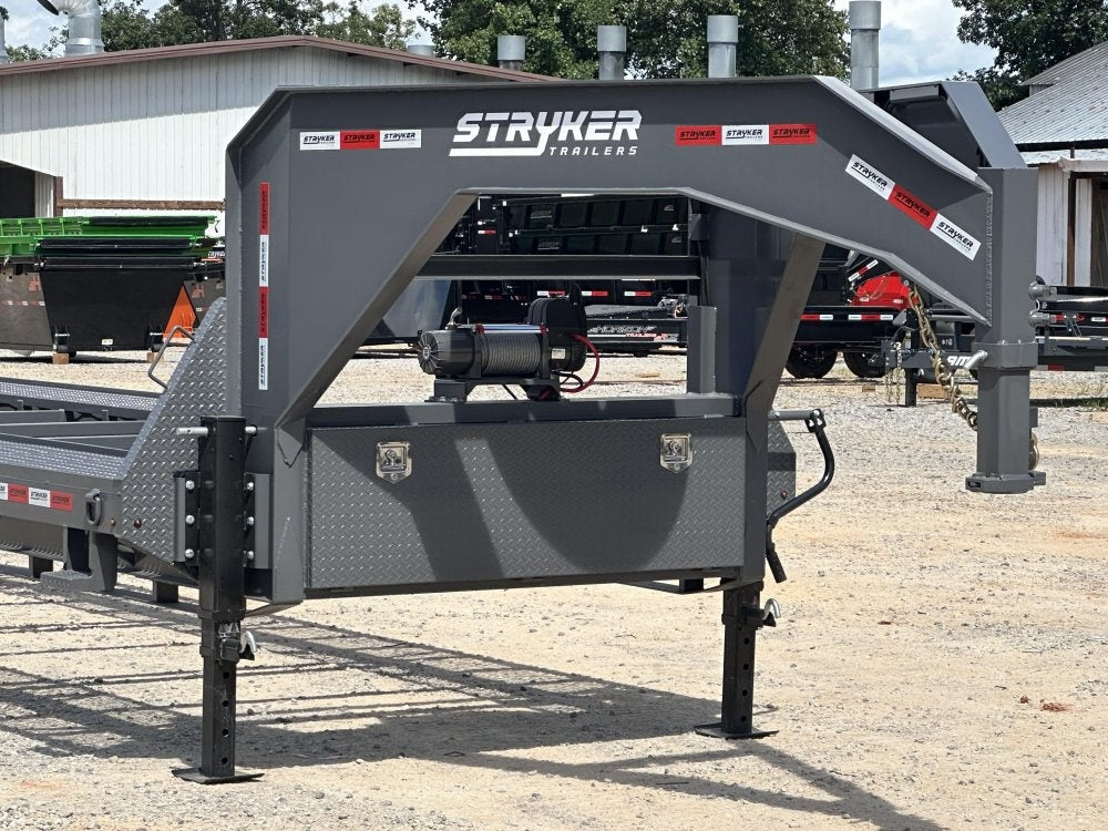 44' Mesh Deck (3) 7k Axles - 12k GVWR Derated- 14 Ply Tires w/Spare - 10' Aluminum Ramps - Warrior W - Truck & Van Trailers/Multi Car Haulers - Stryker Dealership Group