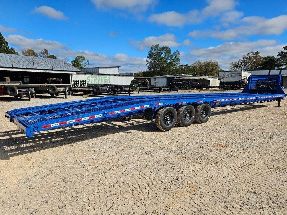 44' Mesh Deck (3) 7k Axles - 12k GVWR Derated- 14 Ply Tires w/Spare - 10' Aluminum Ramps - Warrior W - Truck & Van Trailers/Multi Car Haulers - Stryker Dealership Group