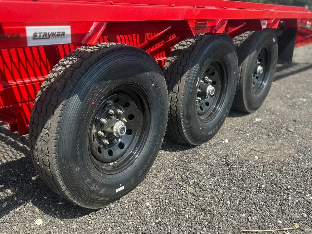 44' Mesh Deck (3) 7k Axles - FULL WIDTH MESH - 12k GVWR Derated- 14 Ply Tires w/Spare - 10' Aluminum - Truck & Van Trailers/Multi Car Haulers - Stryker Dealership Group