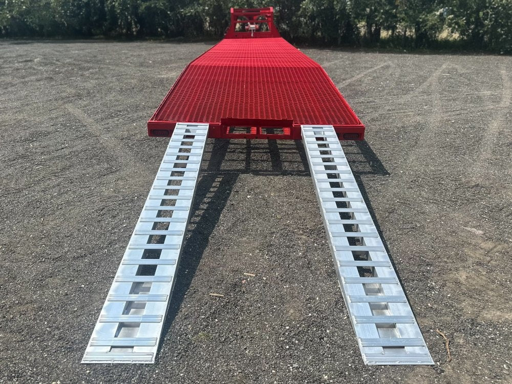 44' Mesh Deck (3) 7k Axles - FULL WIDTH MESH - 12k GVWR Derated- 14 Ply Tires w/Spare - 10' Aluminum - Truck & Van Trailers/Multi Car Haulers - Stryker Dealership Group
