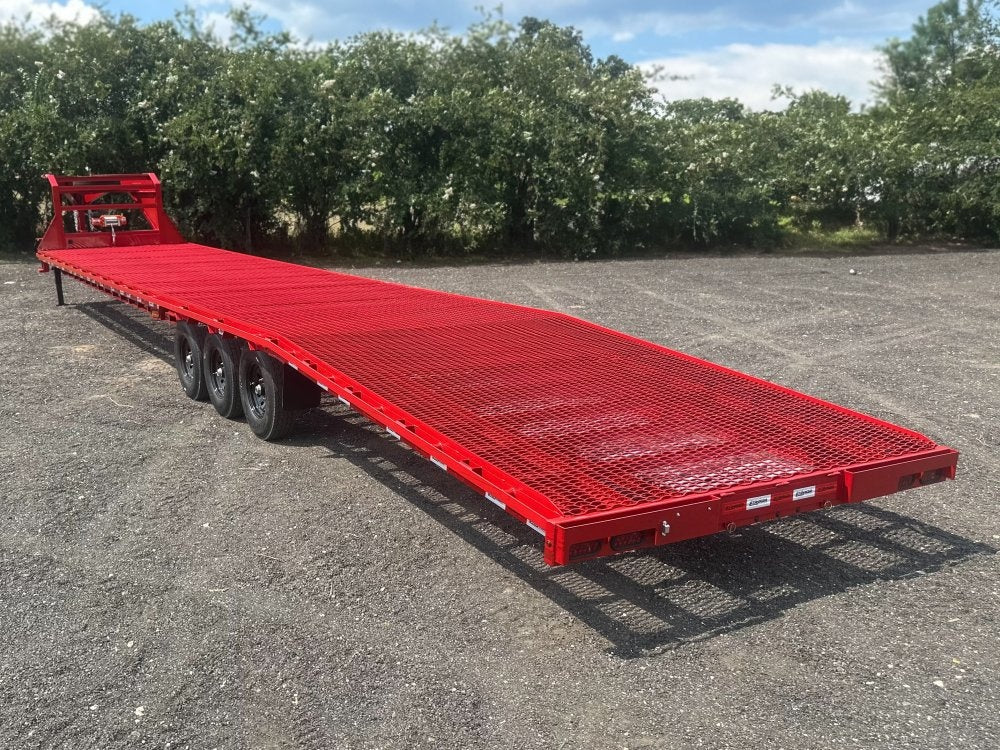 44' Mesh Deck (3) 7k Axles - FULL WIDTH MESH - 12k GVWR Derated- 14 Ply Tires w/Spare - 10' Aluminum - Truck & Van Trailers/Multi Car Haulers - Stryker Dealership Group