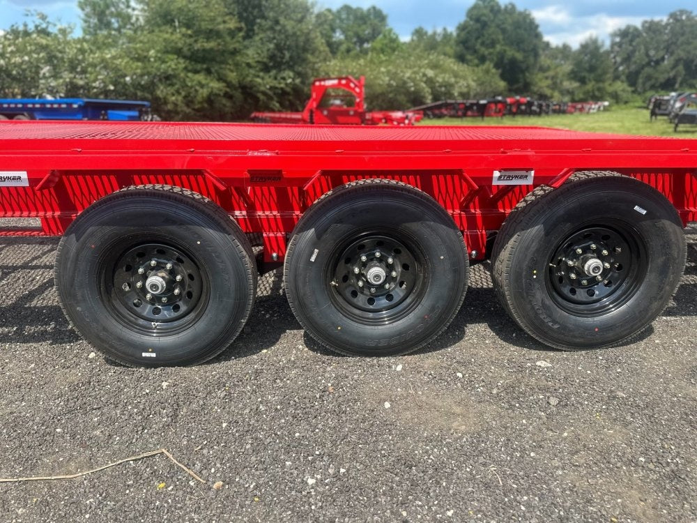 44' Mesh Deck (3) 7k Axles - FULL WIDTH MESH - 12k GVWR Derated- 14 Ply Tires w/Spare - 10' Aluminum - Truck & Van Trailers/Multi Car Haulers - Stryker Dealership Group