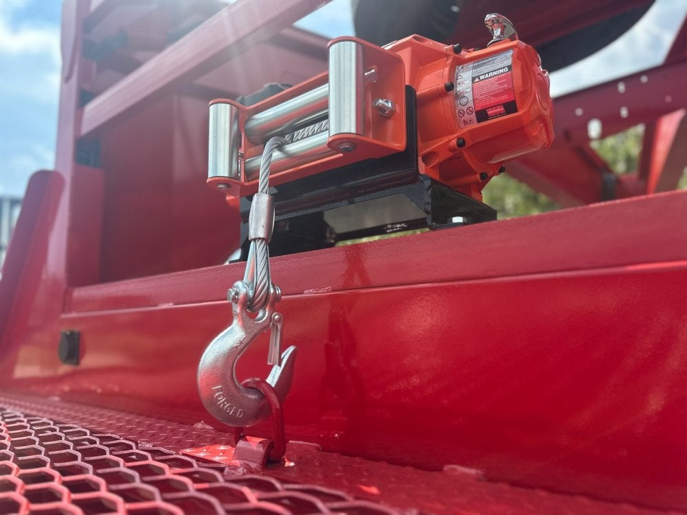 44' Mesh Deck (3) 7k Axles - FULL WIDTH MESH - 12k GVWR Derated- 14 Ply Tires w/Spare - 10' Aluminum - Truck & Van Trailers/Multi Car Haulers - Stryker Dealership Group