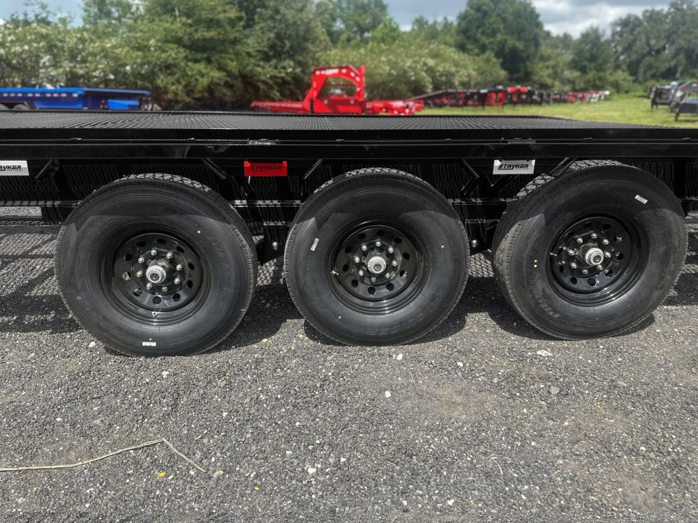 44' Mesh Deck (3) 7k Axles - FULL WIDTH MESH - 12k GVWR Derated- 14 Ply Tires w/Spare - 10' Aluminum - Truck & Van Trailers/Multi Car Haulers - Stryker Dealership Group