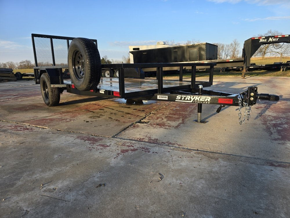 14' Utility Trailer (1) 3.5K Axle, 77" Wide 4' Gate 003807
