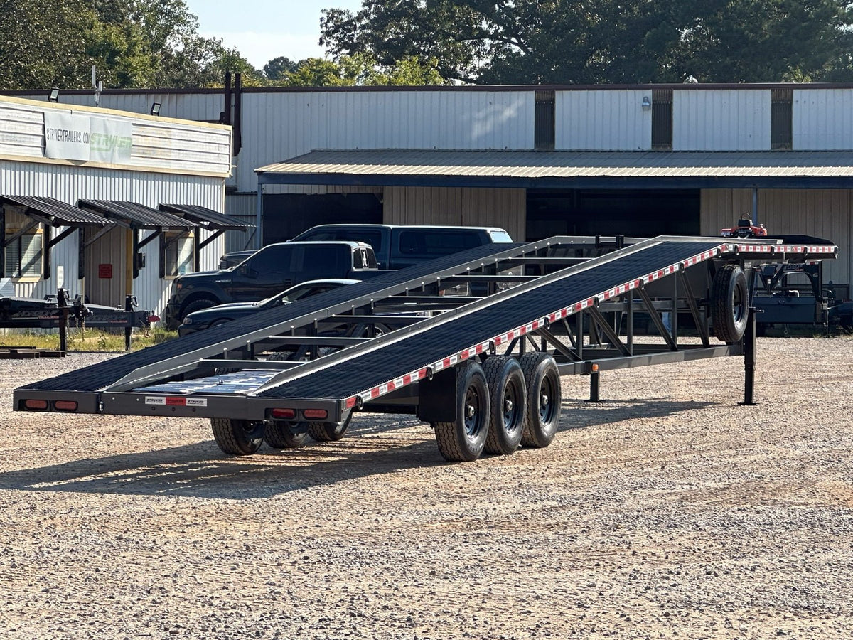 50' Stryker Gooseneck Wedge 3 Car Hauler - (3) 7k Axles Derated 004591 - Stryker Dealership Group