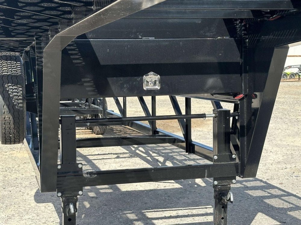 50' Wedge Car Hauler (3) 7k Axles - Winch - 14ply Tires plus Spare - 10' Aluminum Ramps 002739 - Stryker Dealership Group