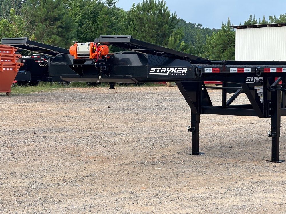 50' Low Profile Wedge (2) 12k Elec/Hyd Axles, Winch, 10' Aluminum Ramps, Spare - Wedge 3 Car Hauler/Multi Car Haulers - Stryker Dealership Group