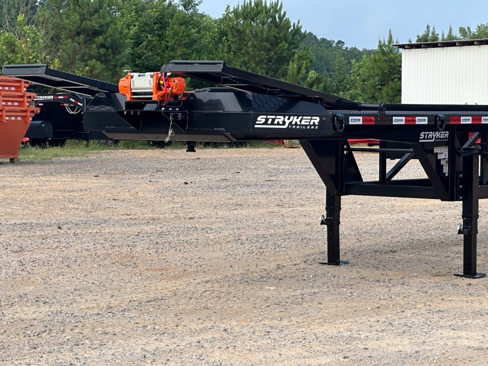50' Low Profile Wedge (2) 12k Elec/Hyd Axles, Winch, 10' Aluminum Ramps, Spare - Wedge 3 Car Hauler/Multi Car Haulers - Stryker Dealership Group