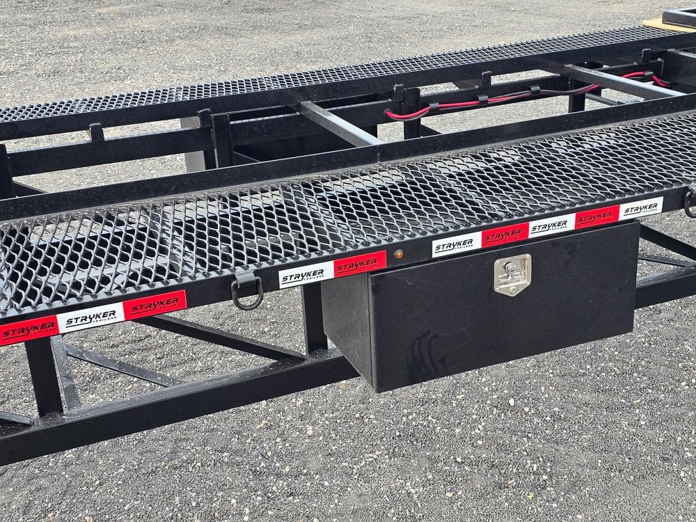 50' Low Profile Wedge (2) 12k Elec/Hyd Axles, Winch, 10' Aluminum Ramps, Spare - Wedge 3 Car Hauler/Multi Car Haulers - Stryker Dealership Group