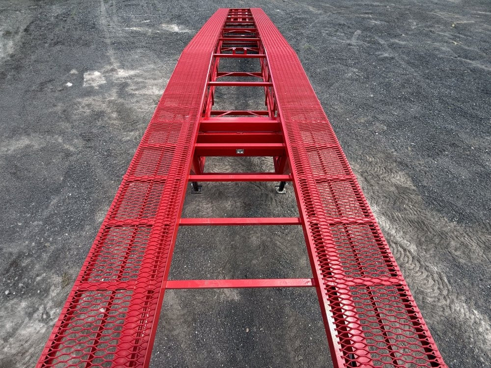 50' Wedge Car Hauler (3) 7k Axles - Winch - 14ply Tires plus Spare - 10' Aluminum Ramps - Wedge 3 Car Hauler/Multi Car Haulers - Stryker Dealership Group