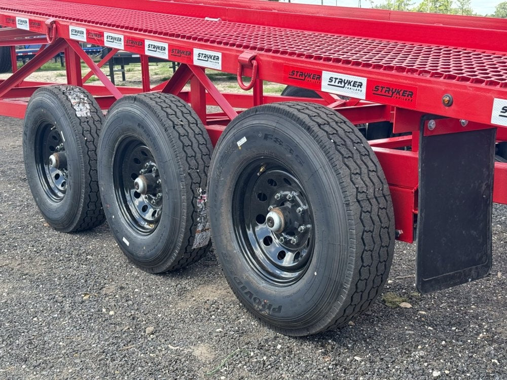 50' Wedge Car Hauler (3) 7k Axles - Winch - 14ply Tires plus Spare - 10' Aluminum Ramps - Wedge 3 Car Hauler/Multi Car Haulers - Stryker Dealership Group