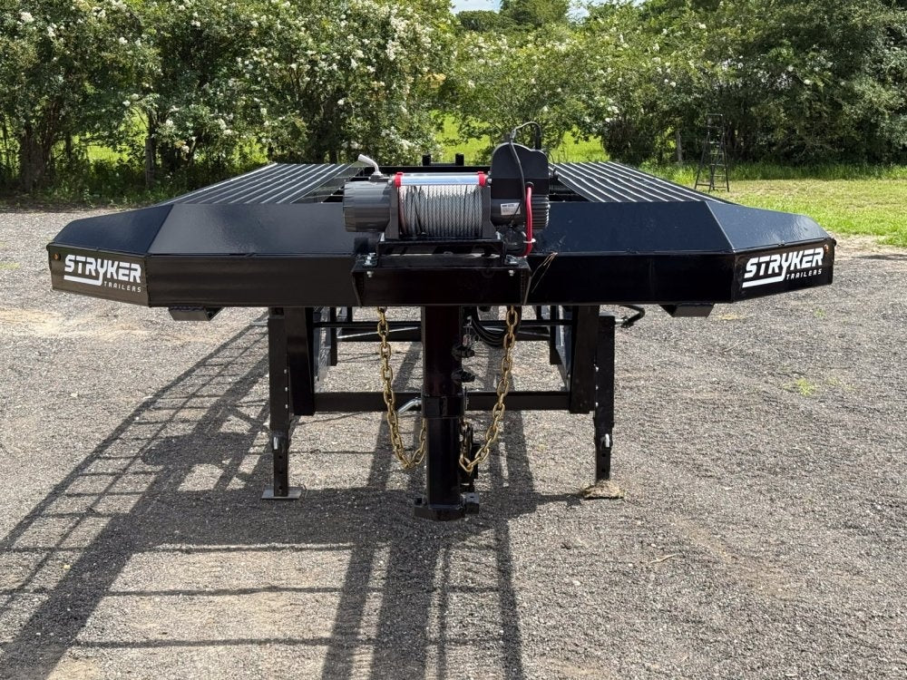 50' Wedge Car Hauler (3) 7k Axles - Winch - 14ply Tires plus Spare - 10' Aluminum Ramps - Wedge 3 Car Hauler - Multi Car Haulers - Stryker Dealership Group