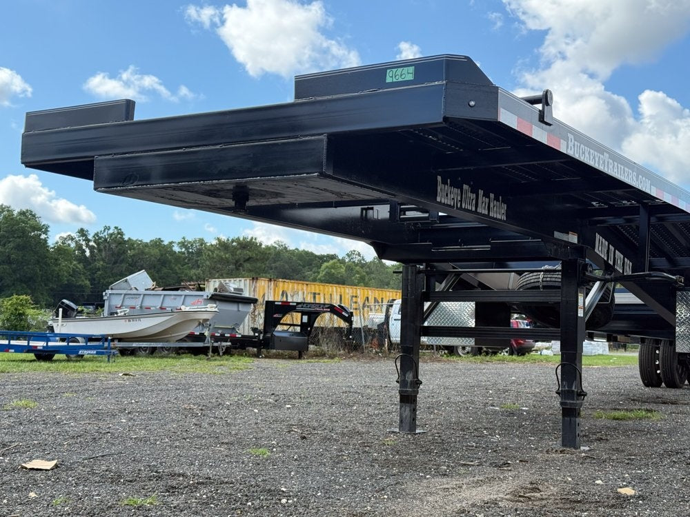 53' Ultra Max 4 Car Trailer, (2) 10K Axles, +3F +3R, 102" Wide, 30" Wide Grate, 9' Aluminum Ramps - Four Car Hauler/Multi Car Haulers - Stryker Dealership Group