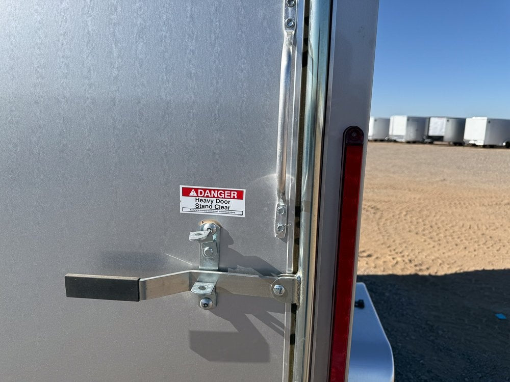 5 x 8 Outback DLX Flat Top V Nose (1) - 3500 lb Axle - Enclosed - Stryker Dealership Group