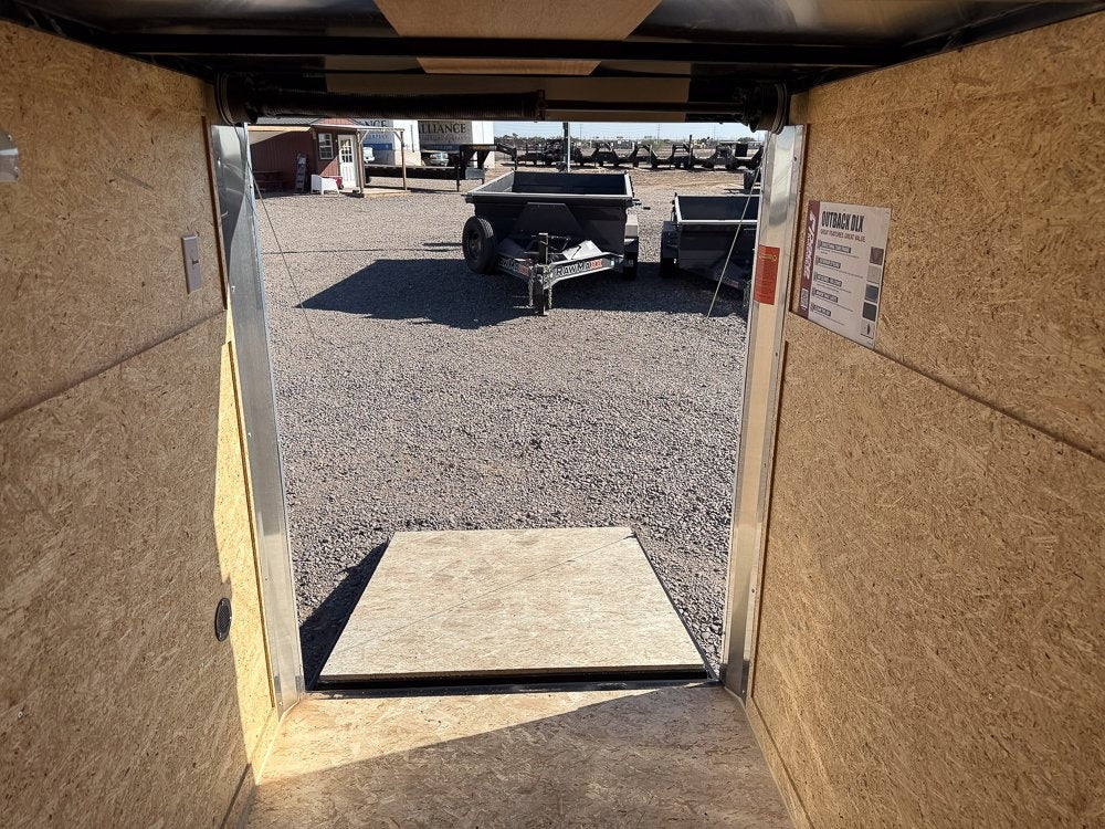 5 x 8 Outback DLX Flat Top V Nose (1) - 3500 lb Axle - Enclosed - Stryker Dealership Group