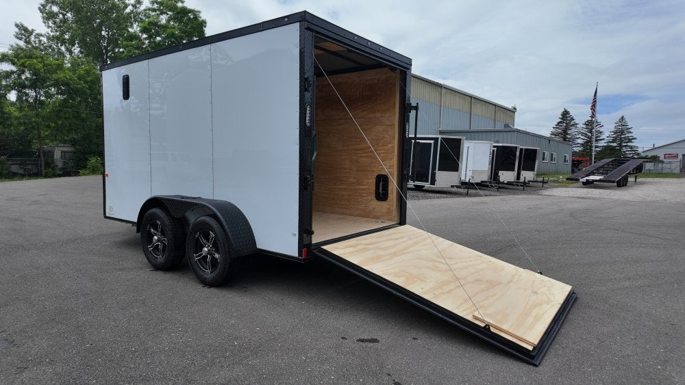 6 x 12 TA Enclosed Trailer - Black Out Package - .080 Polycore 068561 - Stryker Dealership Group