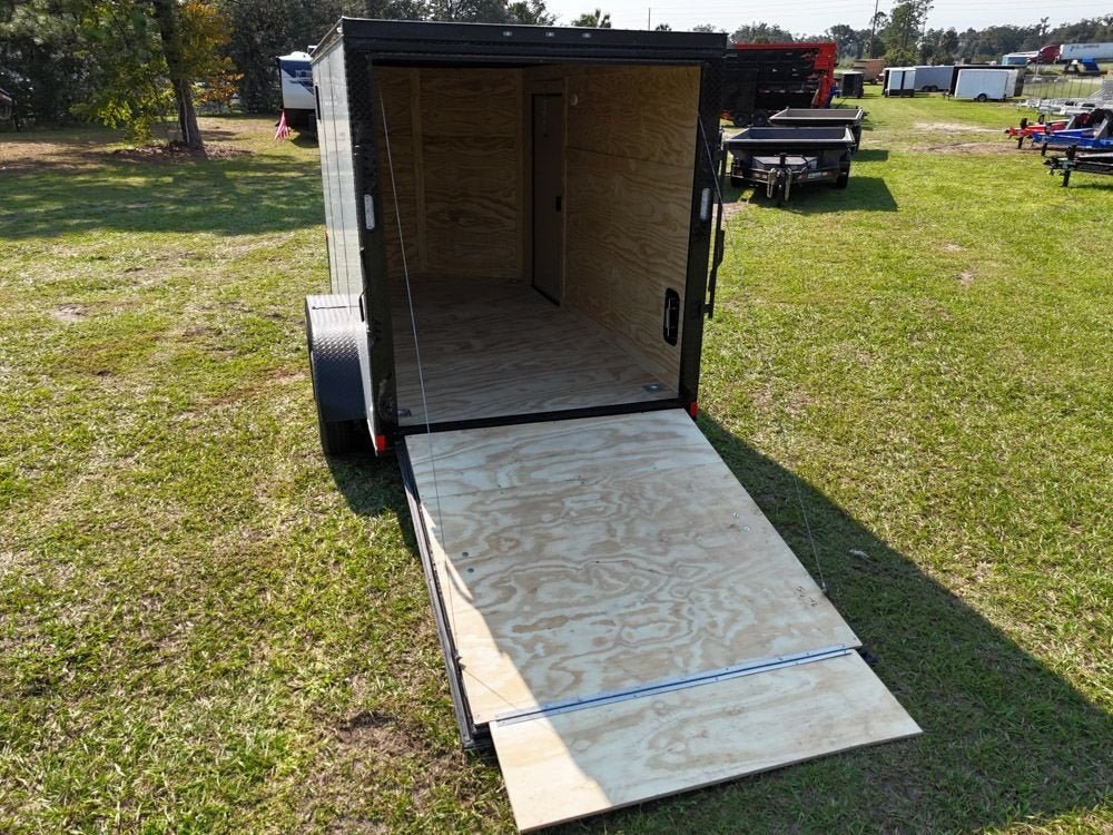 6 x 12 TA Enclosed Trailer - Black Out Package - .080 Polycore 65282 - Stryker Dealership Group