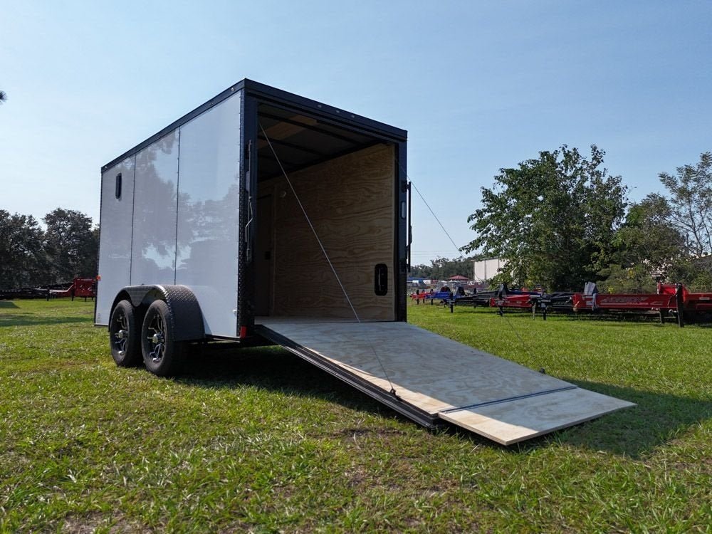 6 x 12 TA Enclosed Trailer - Black Out Package - .080 Polycore 65282 - Stryker Dealership Group