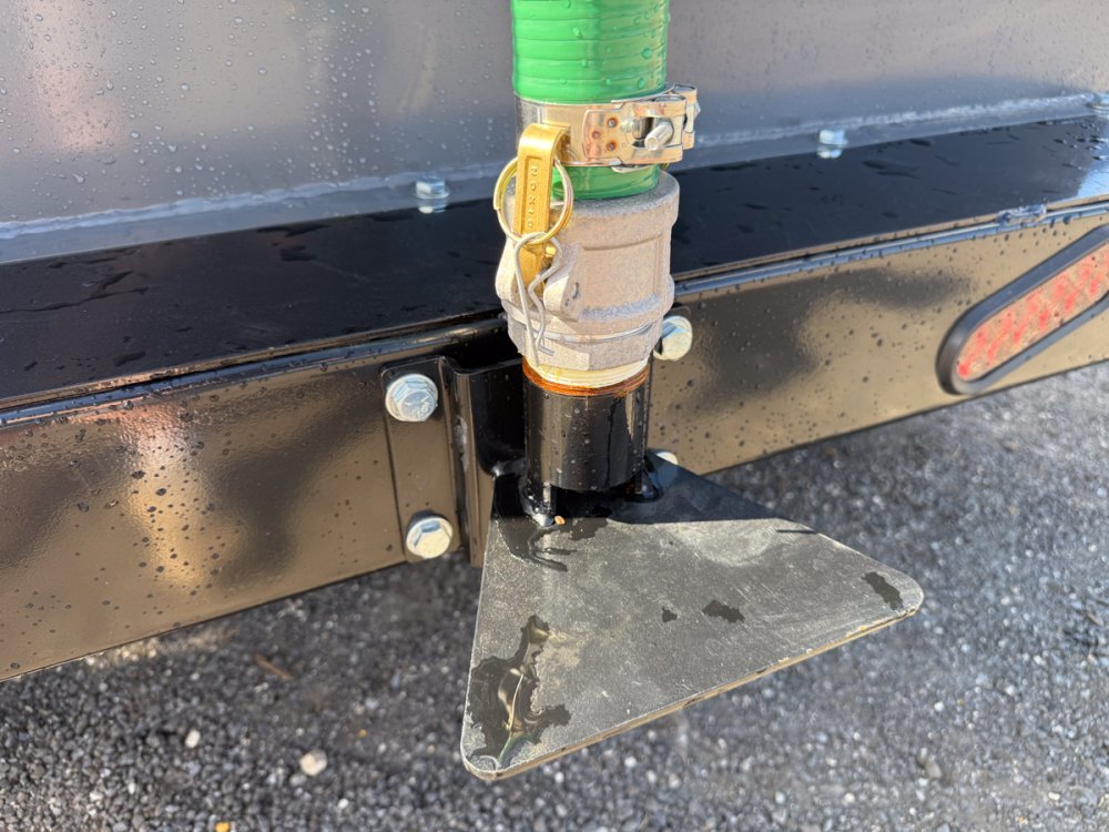 500 Gallon Water Tank Trailer with Pump and Hose 60-45B