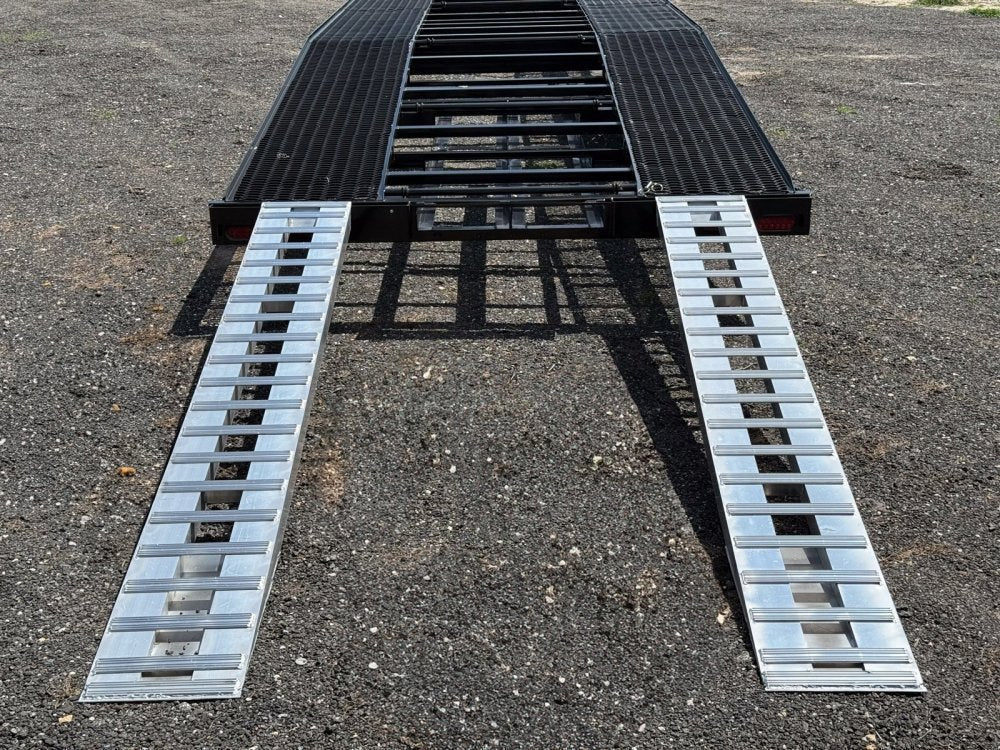 36' Stryker Bumper Pull Mesh Deck Multi Car Hauler - (2) 8k Axles 9F-471