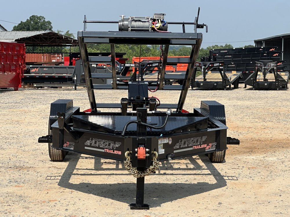 16' Horizon RDZ Bumper Pull Roll Off Base Trailer - (2) 7K Axles 018356