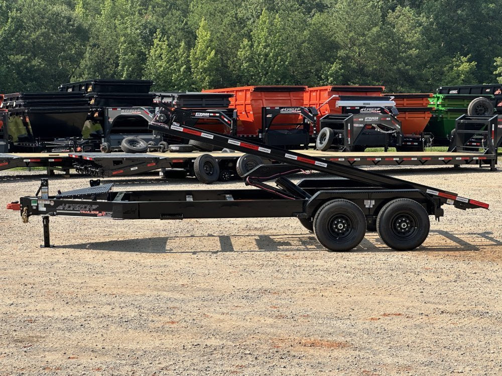 16' Horizon RDZ Bumper Pull Roll Off Base Trailer - (2) 7K Axles 018356
