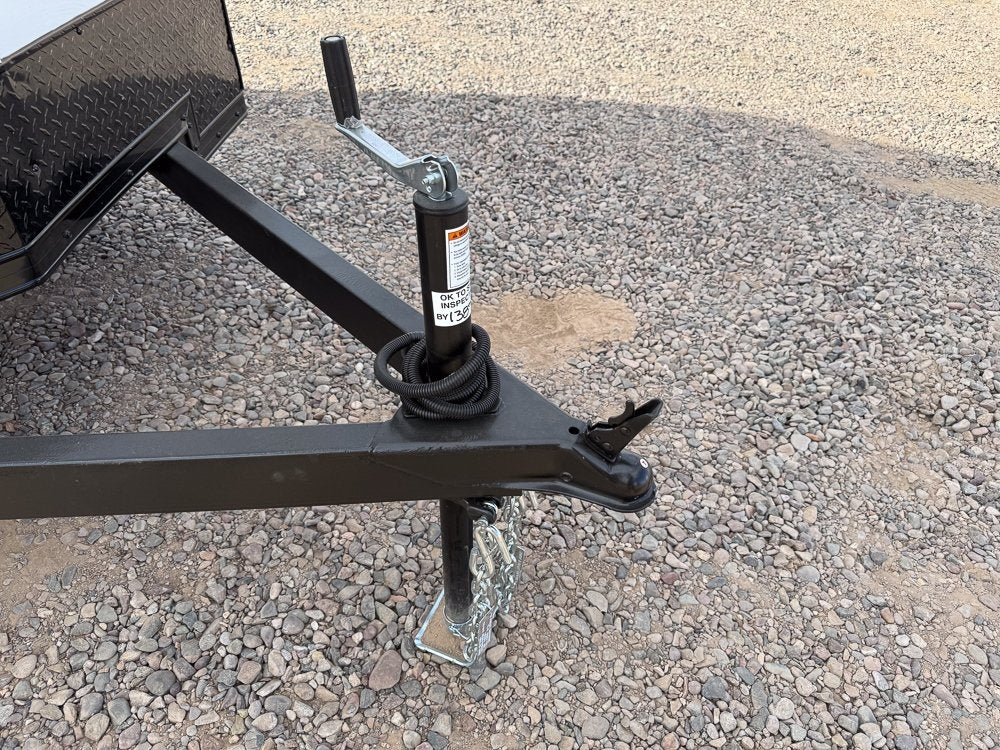 6 x 10 Outback DLX Flat Top V Nose (1) - 3500 lb Axle - Enclosed - Stryker Dealership Group