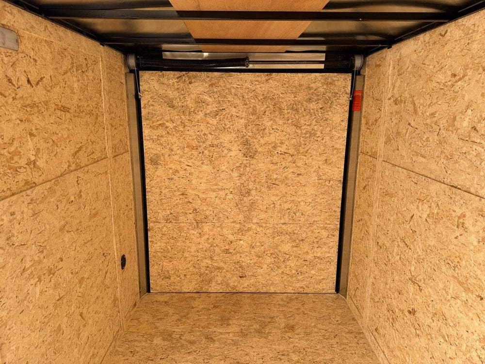 6 x 10 Outback DLX Flat Top V Nose (1) - 3500 lb Axle - Enclosed - Stryker Dealership Group