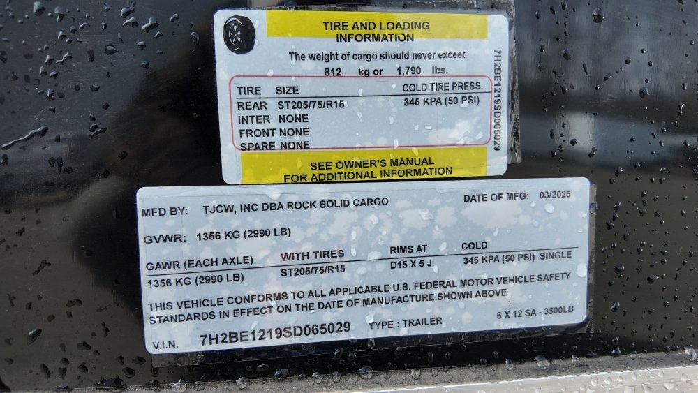 6 x 10 SA Enclosed Trailer - Enclosed - Stryker Dealership Group